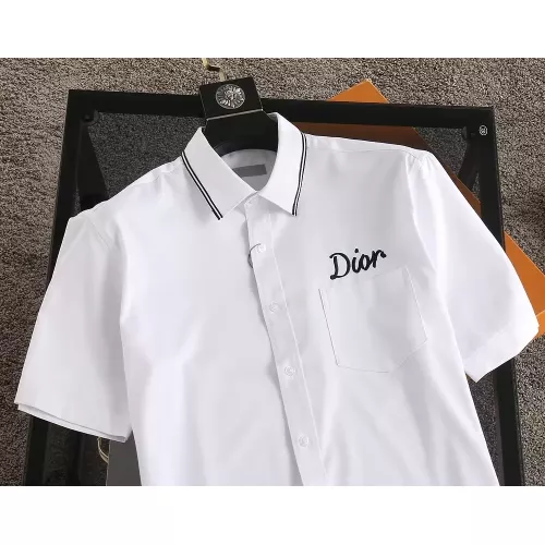 Cheap Christian Dior Shirts Short Sleeved For Men #1346642 Replica Wholesale [$38.00 USD] [ITEM#1346642] on Replica Christian Dior Shirts