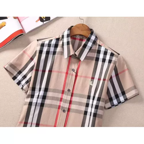 Cheap Burberry Shirts Short Sleeved For Women #1346645 Replica Wholesale [$36.00 USD] [ITEM#1346645] on Replica Burberry Shirts