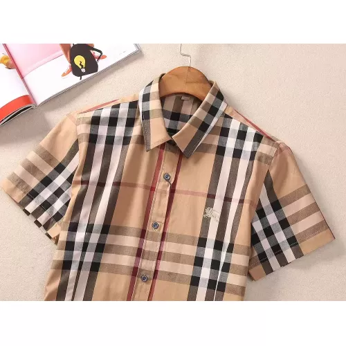 Cheap Burberry Shirts Short Sleeved For Women #1346646 Replica Wholesale [$36.00 USD] [ITEM#1346646] on Replica Burberry Shirts