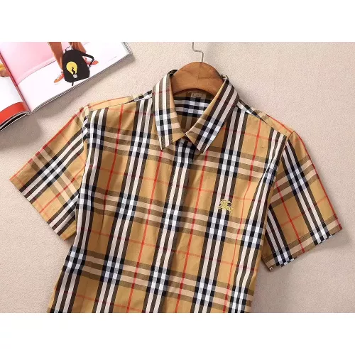 Cheap Burberry Shirts Short Sleeved For Women #1346647 Replica Wholesale [$36.00 USD] [ITEM#1346647] on Replica Burberry Shirts