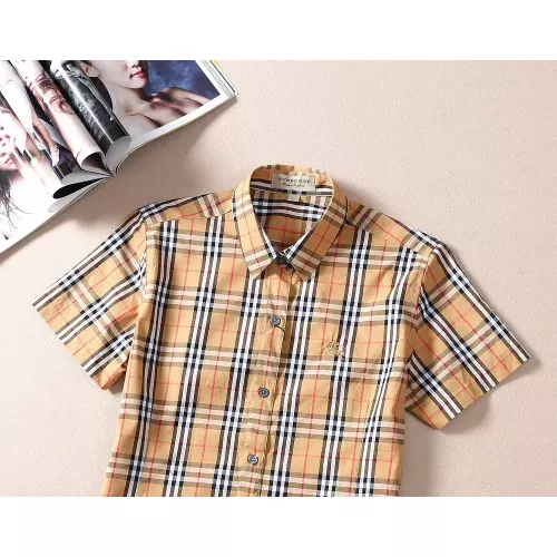Cheap Burberry Shirts Short Sleeved For Women #1346648 Replica Wholesale [$36.00 USD] [ITEM#1346648] on Replica Burberry Shirts