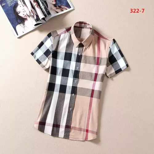 Burberry Shirts Short Sleeved For Women #1346650