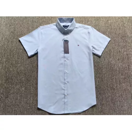 Cheap Tommy Hilfiger TH Shirts Short Sleeved For Men #1346828 Replica Wholesale [$42.00 USD] [ITEM#1346828] on Replica Tommy Hilfiger TH Shirts