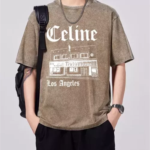 Celine T-Shirts Short Sleeved For Men #1347006