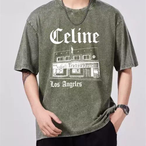 Celine T-Shirts Short Sleeved For Men #1347007