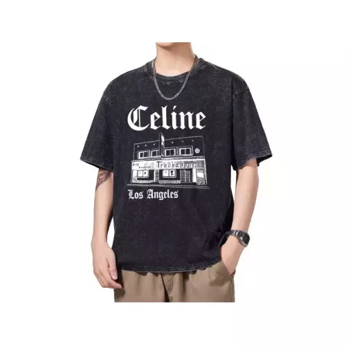 Cheap Celine T-Shirts Short Sleeved For Men #1347009 Replica Wholesale [$45.00 USD] [ITEM#1347009] on Replica Celine T-Shirts