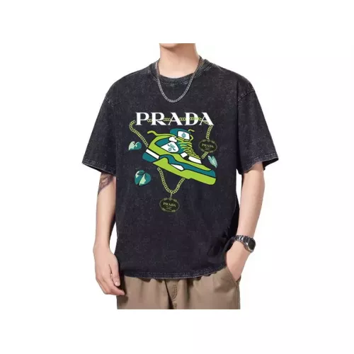 Prada T-Shirts Short Sleeved For Men #1347022