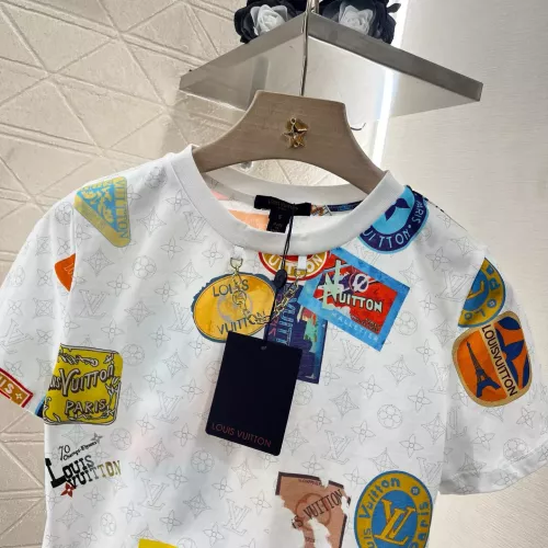Cheap Louis Vuitton LV T-Shirts Short Sleeved For Women #1347024 Replica Wholesale [$60.00 USD] [ITEM#1347024] on Replica Louis Vuitton LV T-Shirts