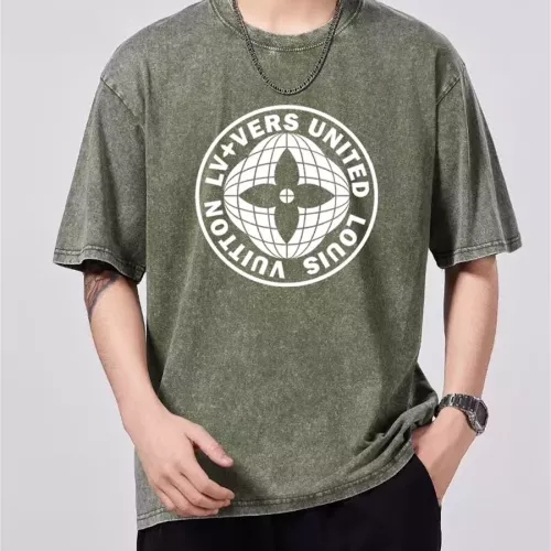 Cheap Louis Vuitton LV T-Shirts Short Sleeved For Men #1347057 Replica Wholesale [$45.00 USD] [ITEM#1347057] on Replica Louis Vuitton LV T-Shirts