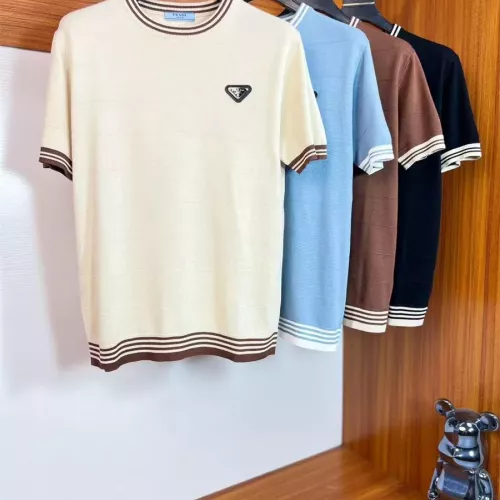 Cheap Prada T-Shirts Short Sleeved For Men #1347073 Replica Wholesale [$45.00 USD] [ITEM#1347073] on Replica Prada T-Shirts