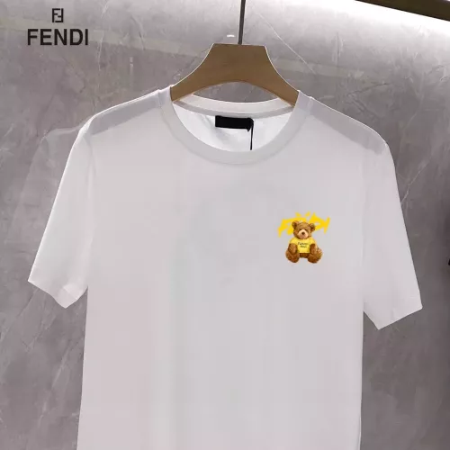 Cheap Fendi T-Shirts Short Sleeved For Unisex #1347113 Replica Wholesale [$25.00 USD] [ITEM#1347113] on Replica Fendi T-Shirts