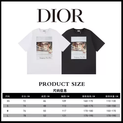 Cheap Christian Dior T-Shirts Short Sleeved For Unisex #1347163 Replica Wholesale [$42.00 USD] [ITEM#1347163] on Replica Christian Dior T-Shirts