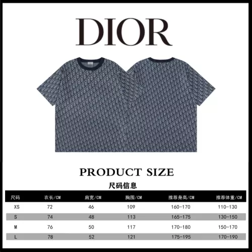 Cheap Christian Dior T-Shirts Short Sleeved For Unisex #1347168 Replica Wholesale [$48.00 USD] [ITEM#1347168] on Replica Christian Dior T-Shirts