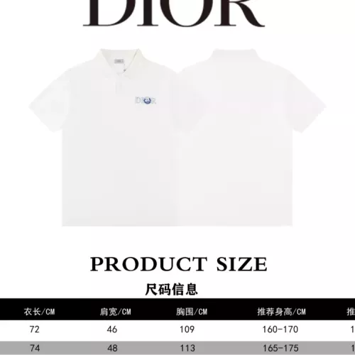 Cheap Christian Dior T-Shirts Short Sleeved For Unisex #1347170 Replica Wholesale [$42.00 USD] [ITEM#1347170] on Replica Christian Dior T-Shirts