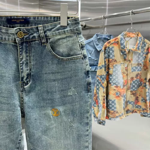 Cheap Louis Vuitton LV Jeans For Men #1347366 Replica Wholesale [$60.00 USD] [ITEM#1347366] on Replica Louis Vuitton LV Jeans