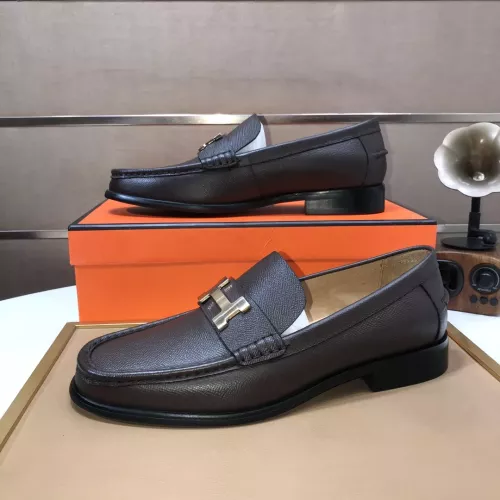 Cheap Hermes Leather Shoes For Men #1347405 Replica Wholesale [$100.00 USD] [ITEM#1347405] on Replica Hermes Leather Shoes