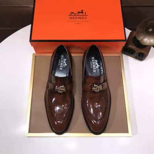 Cheap Hermes Leather Shoes For Men #1347412 Replica Wholesale [$92.00 USD] [ITEM#1347412] on Replica Hermes Leather Shoes