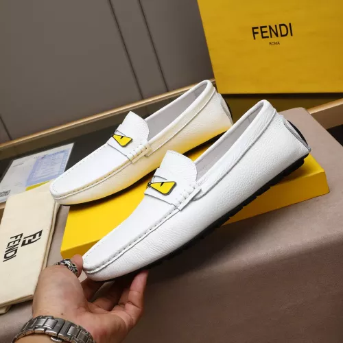 Cheap Fendi Leather Shoes For Men #1347414 Replica Wholesale [$80.00 USD] [ITEM#1347414] on Replica Fendi Leather Shoes