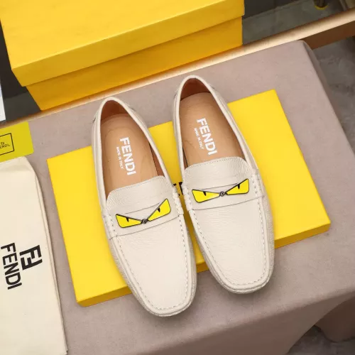 Cheap Fendi Leather Shoes For Men #1347415 Replica Wholesale [$80.00 USD] [ITEM#1347415] on Replica Fendi Leather Shoes