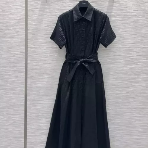 Fendi Dresses Short Sleeved For Women #1347437