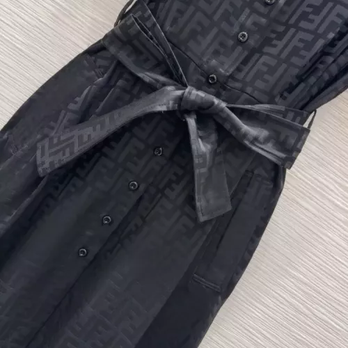 Cheap Fendi Dresses Short Sleeved For Women #1347437 Replica Wholesale [$80.00 USD] [ITEM#1347437] on Replica Fendi Dresses