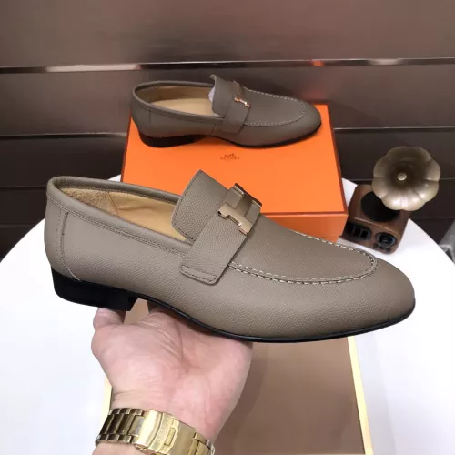 Cheap Hermes Leather Shoes For Men #1347443 Replica Wholesale [$100.00 USD] [ITEM#1347443] on Replica Hermes Leather Shoes