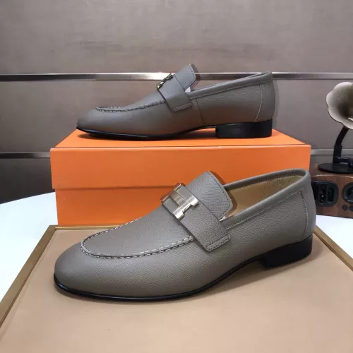 Cheap Hermes Leather Shoes For Men #1347443 Replica Wholesale [$100.00 USD] [ITEM#1347443] on Replica Hermes Leather Shoes
