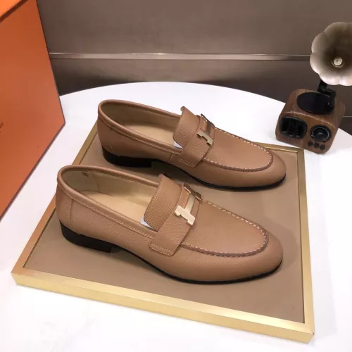 Cheap Hermes Leather Shoes For Men #1347444 Replica Wholesale [$100.00 USD] [ITEM#1347444] on Replica Hermes Leather Shoes
