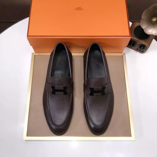 Cheap Hermes Leather Shoes For Men #1347445 Replica Wholesale [$100.00 USD] [ITEM#1347445] on Replica Hermes Leather Shoes