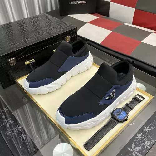 Cheap Armani Casual Shoes For Men #1347470 Replica Wholesale [$85.00 USD] [ITEM#1347470] on Replica Armani Casual Shoes