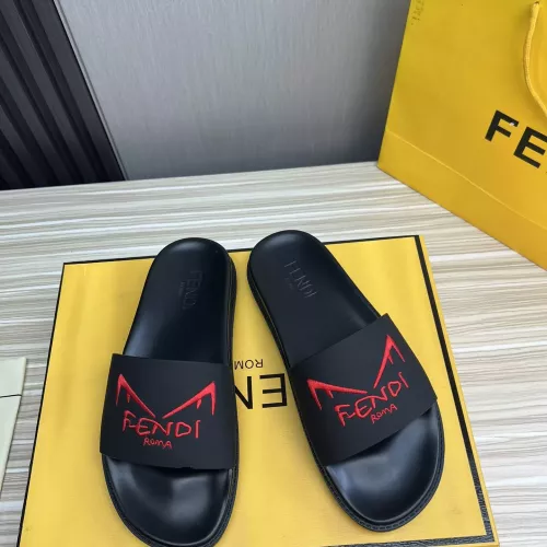 Cheap Fendi Slippers For Men #1347478 Replica Wholesale [$56.00 USD] [ITEM#1347478] on Replica Fendi Slippers