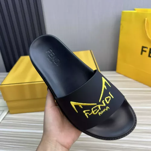 Cheap Fendi Slippers For Men #1347479 Replica Wholesale [$56.00 USD] [ITEM#1347479] on Replica Fendi Slippers