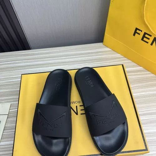 Cheap Fendi Slippers For Men #1347480 Replica Wholesale [$56.00 USD] [ITEM#1347480] on Replica Fendi Slippers