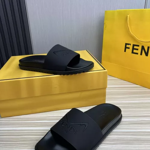 Cheap Fendi Slippers For Men #1347480 Replica Wholesale [$56.00 USD] [ITEM#1347480] on Replica Fendi Slippers