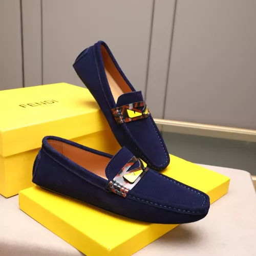 Cheap Fendi Leather Shoes For Men #1347511 Replica Wholesale [$80.00 USD] [ITEM#1347511] on Replica Fendi Leather Shoes