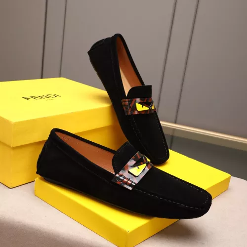 Cheap Fendi Leather Shoes For Men #1347512 Replica Wholesale [$80.00 USD] [ITEM#1347512] on Replica Fendi Leather Shoes