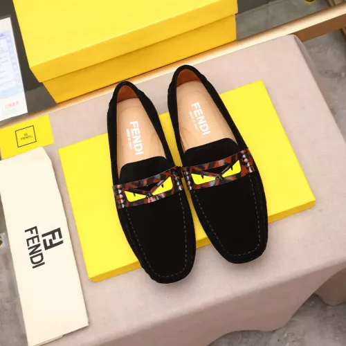 Cheap Fendi Leather Shoes For Men #1347512 Replica Wholesale [$80.00 USD] [ITEM#1347512] on Replica Fendi Leather Shoes