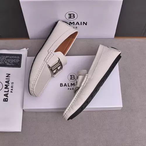 Cheap Balmain Leather Shoes For Men #1347514 Replica Wholesale [$80.00 USD] [ITEM#1347514] on Replica Balmain Leather Shoes