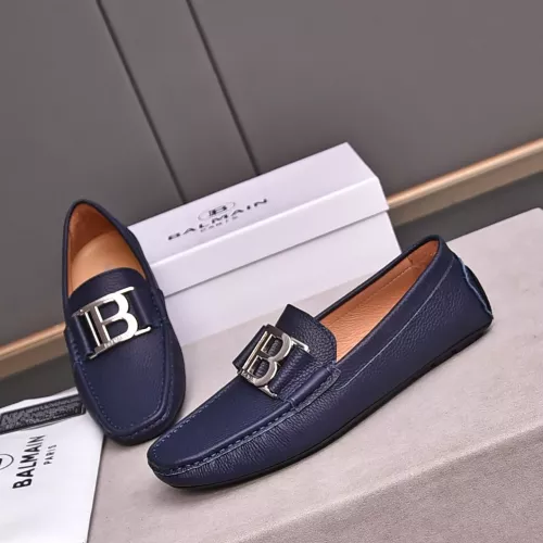 Cheap Balmain Leather Shoes For Men #1347515 Replica Wholesale [$80.00 USD] [ITEM#1347515] on Replica Balmain Leather Shoes