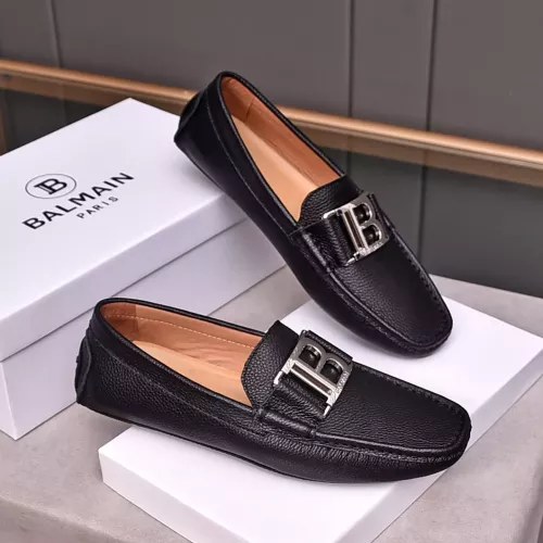 Cheap Balmain Leather Shoes For Men #1347516 Replica Wholesale [$80.00 USD] [ITEM#1347516] on Replica Balmain Leather Shoes