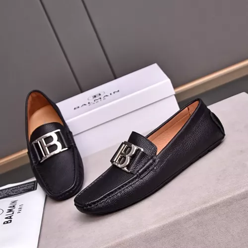 Cheap Balmain Leather Shoes For Men #1347516 Replica Wholesale [$80.00 USD] [ITEM#1347516] on Replica Balmain Leather Shoes