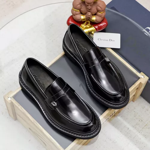 Cheap Christian Dior Leather Shoes For Men #1347520 Replica Wholesale [$98.00 USD] [ITEM#1347520] on Replica Christian Dior Leather Shoes