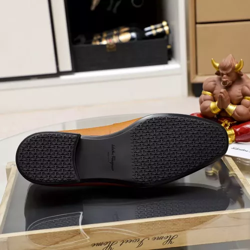 Cheap Salvatore Ferragamo Leather Shoes For Men #1347523 Replica Wholesale [$108.00 USD] [ITEM#1347523] on Replica Salvatore Ferragamo Leather Shoes