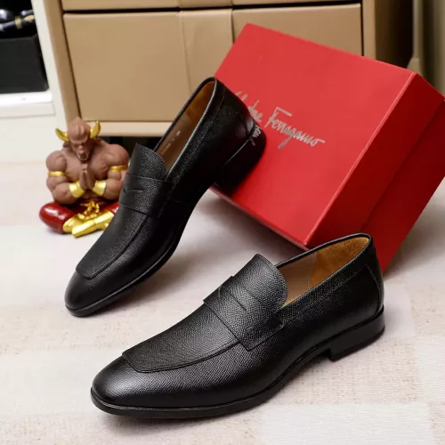 Salvatore Ferragamo Leather Shoes For Men #1347524