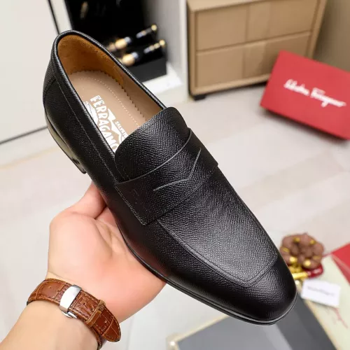 Cheap Salvatore Ferragamo Leather Shoes For Men #1347524 Replica Wholesale [$108.00 USD] [ITEM#1347524] on Replica Salvatore Ferragamo Leather Shoes