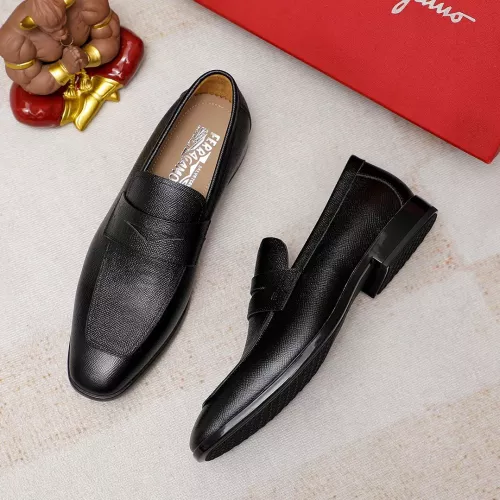 Cheap Salvatore Ferragamo Leather Shoes For Men #1347524 Replica Wholesale [$108.00 USD] [ITEM#1347524] on Replica Salvatore Ferragamo Leather Shoes
