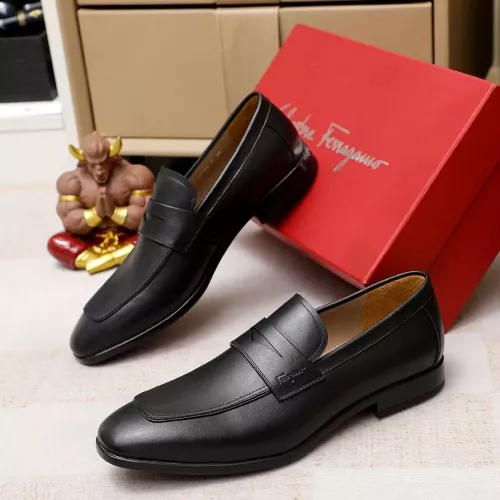 Cheap Salvatore Ferragamo Leather Shoes For Men #1347525 Replica Wholesale [$108.00 USD] [ITEM#1347525] on Replica Salvatore Ferragamo Leather Shoes