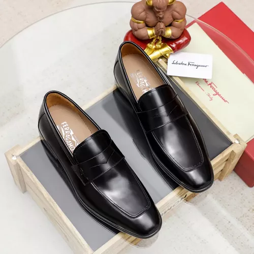 Cheap Salvatore Ferragamo Leather Shoes For Men #1347526 Replica Wholesale [$108.00 USD] [ITEM#1347526] on Replica Salvatore Ferragamo Leather Shoes