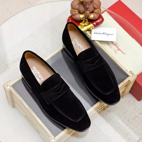 Cheap Salvatore Ferragamo Leather Shoes For Men #1347527 Replica Wholesale [$108.00 USD] [ITEM#1347527] on Replica Salvatore Ferragamo Leather Shoes