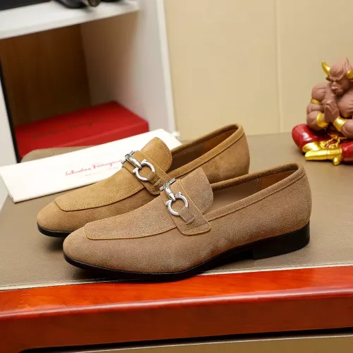 Cheap Salvatore Ferragamo Leather Shoes For Men #1347529 Replica Wholesale [$108.00 USD] [ITEM#1347529] on Replica Salvatore Ferragamo Leather Shoes